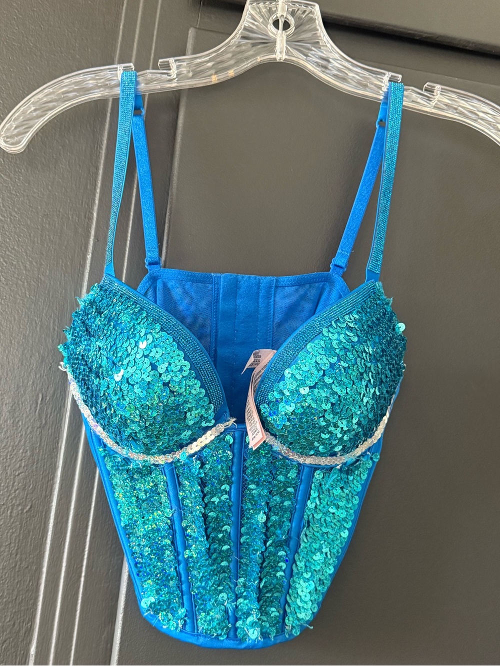 Victoria’s Secret hand sequined bustier